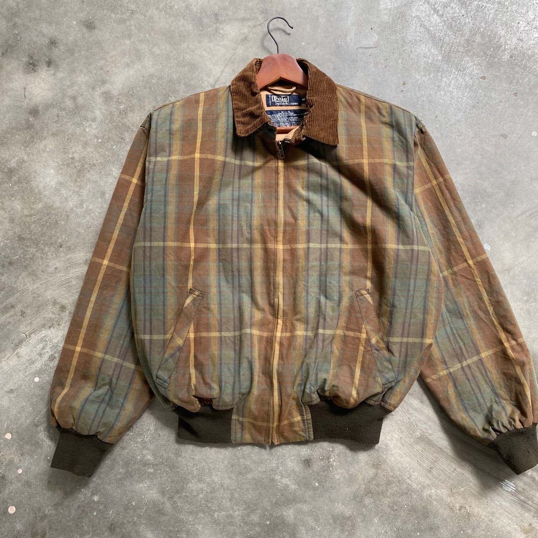 VINTAGE HARRINGTON JACKET POLO RALPH LAUREN Men s Fashion Coats