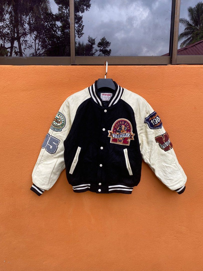 Wrangler varsity hot sale jacket