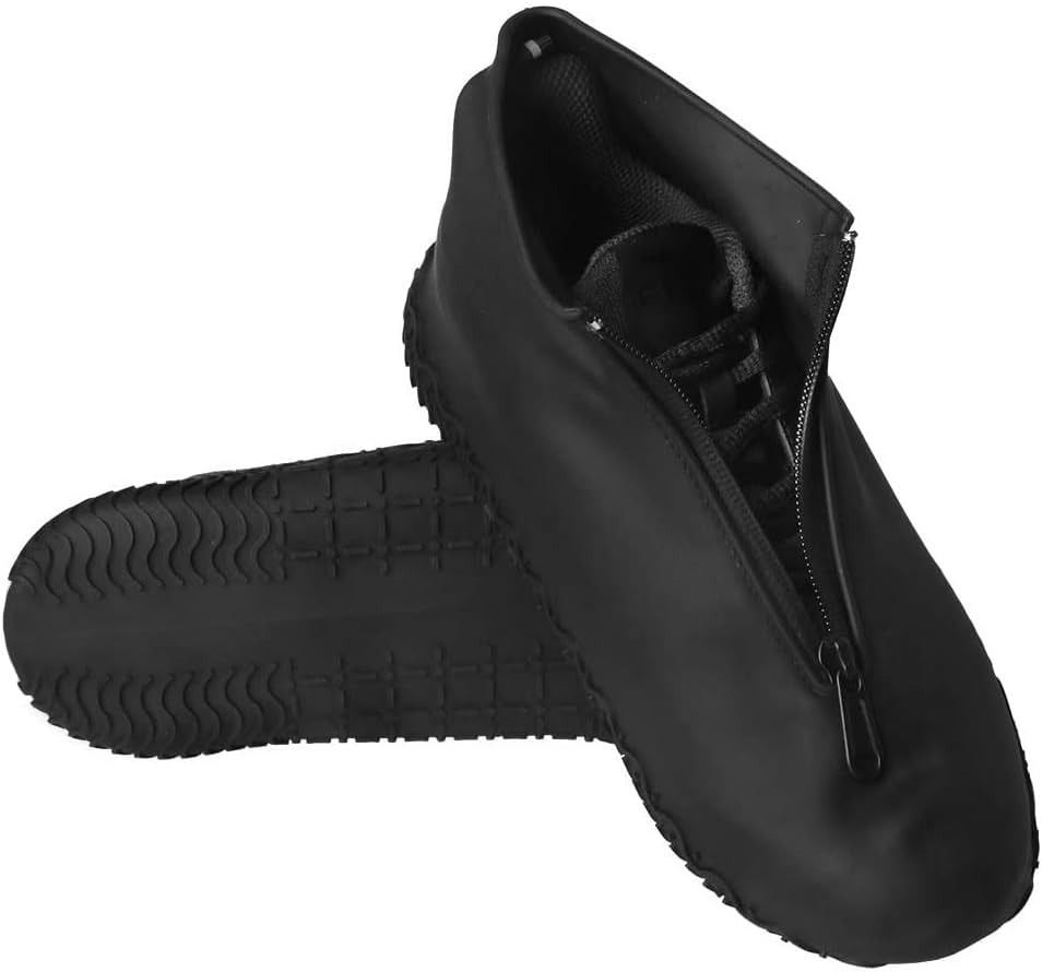 Waterproof Silicone Shoe Covers Reusable Foldable Not Slip Rain