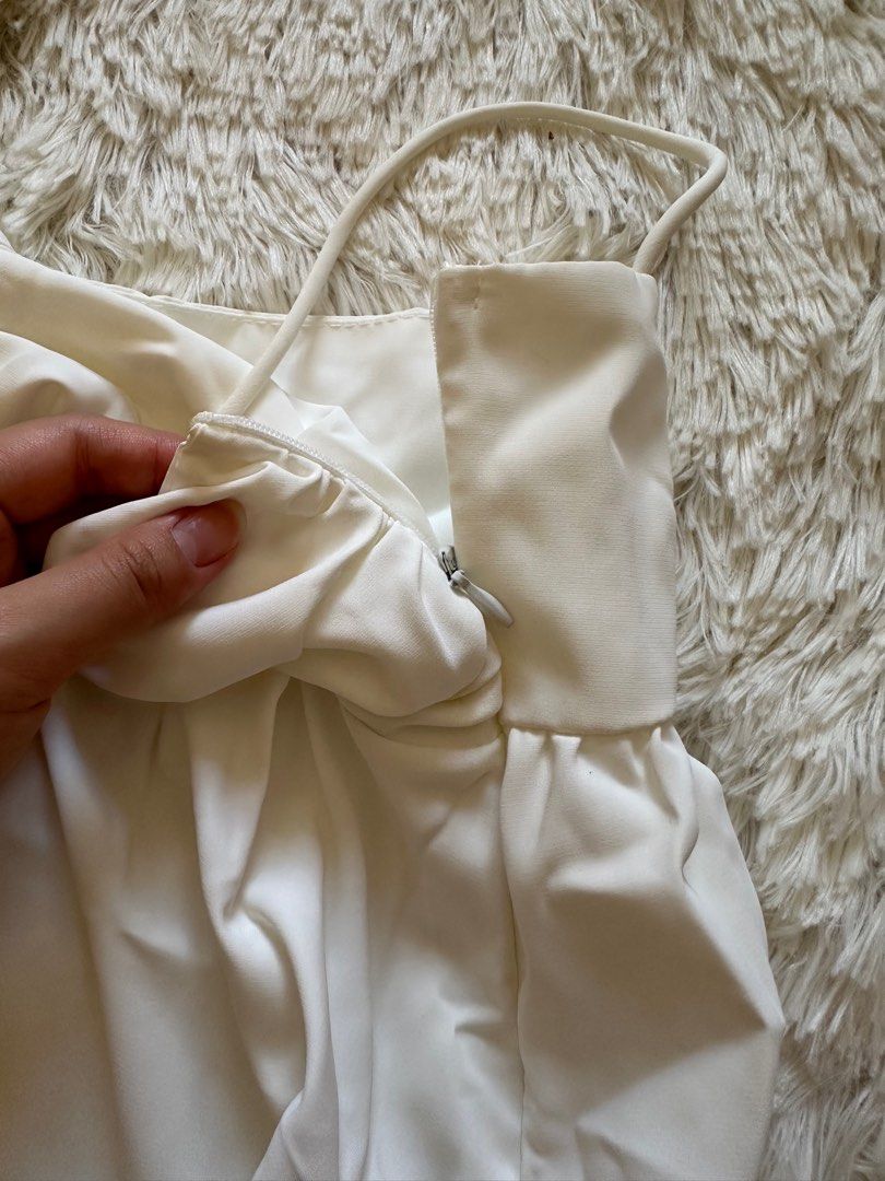 White Chiffon Tank Top