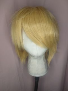 Wolfcut blond wig - good for ash lynx or james bond (Moriarty)
