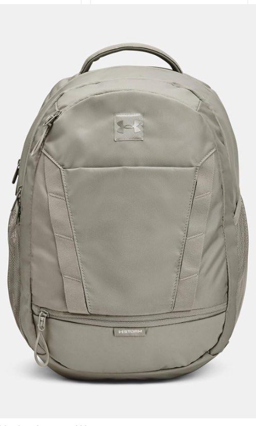 Women s UA Hustle Signature Backpack Grove Green Metallic
