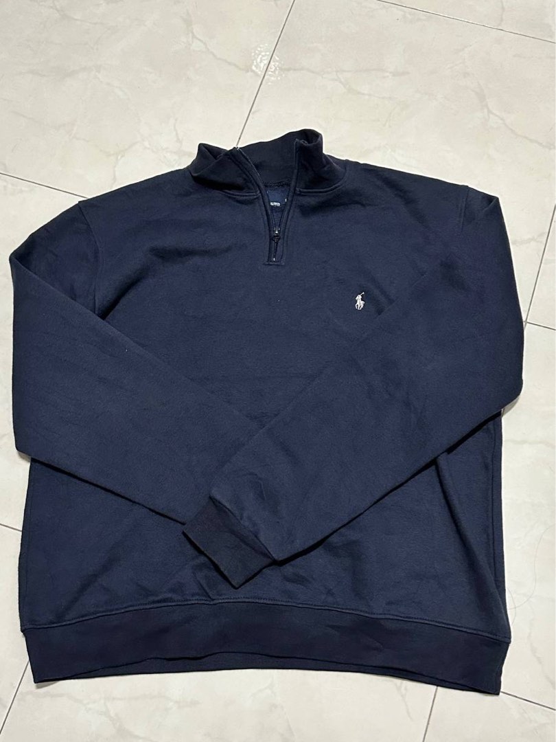 Ralph lauren half zip navy store