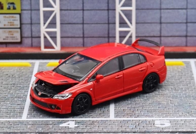 1/64 Champion Honda Civic Type R FD2 Mugen RR Red (CD64-0001 )