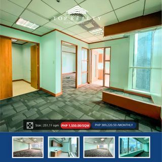 1,550 PER SQM Office Space for Rent in Ayala Avenue corner Sen Gil Puyat Avenue Makati City