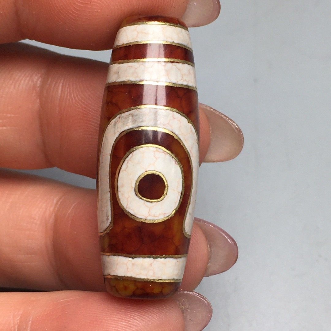 玉髄龍紋七眼天珠 玉髄龍紋七眼天珠