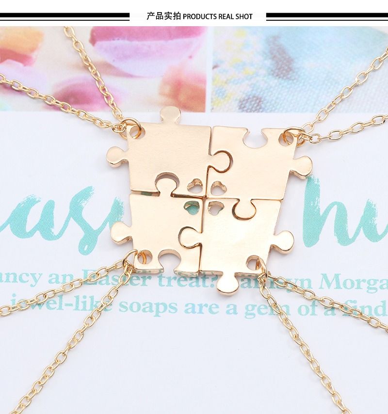 Puzzle necklace outlet for family
