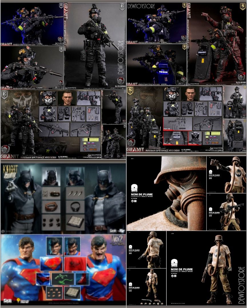 ⭐ [𝗣𝗿𝗲-𝗼𝗿𝗱𝗲𝗿] Action Figure - DamToys 78103 Russian Spetsnaz MVD  Sobr Granit (Elite) / 78103S Special / UNDERVERSE -