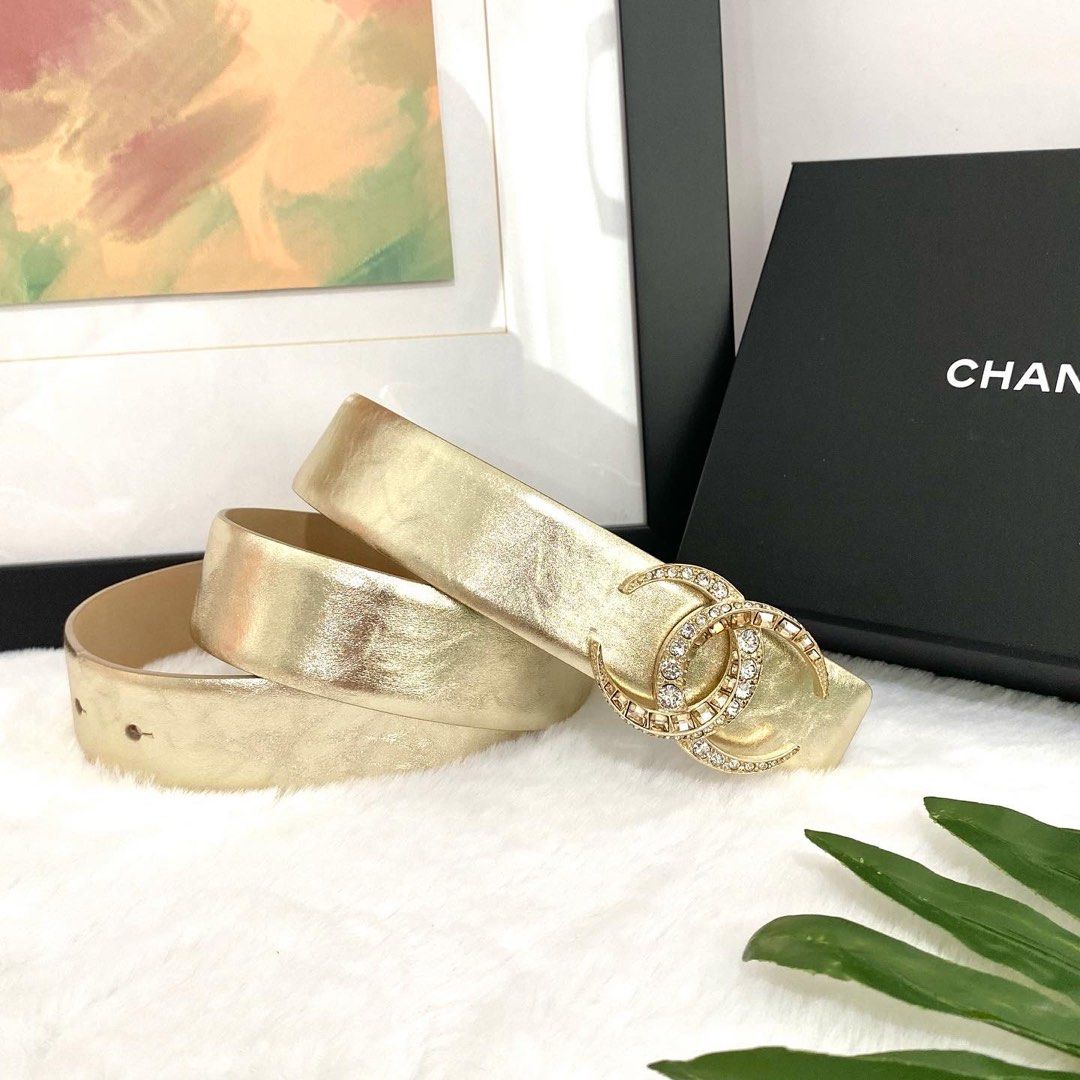 Chanel belt gold outlet buckle