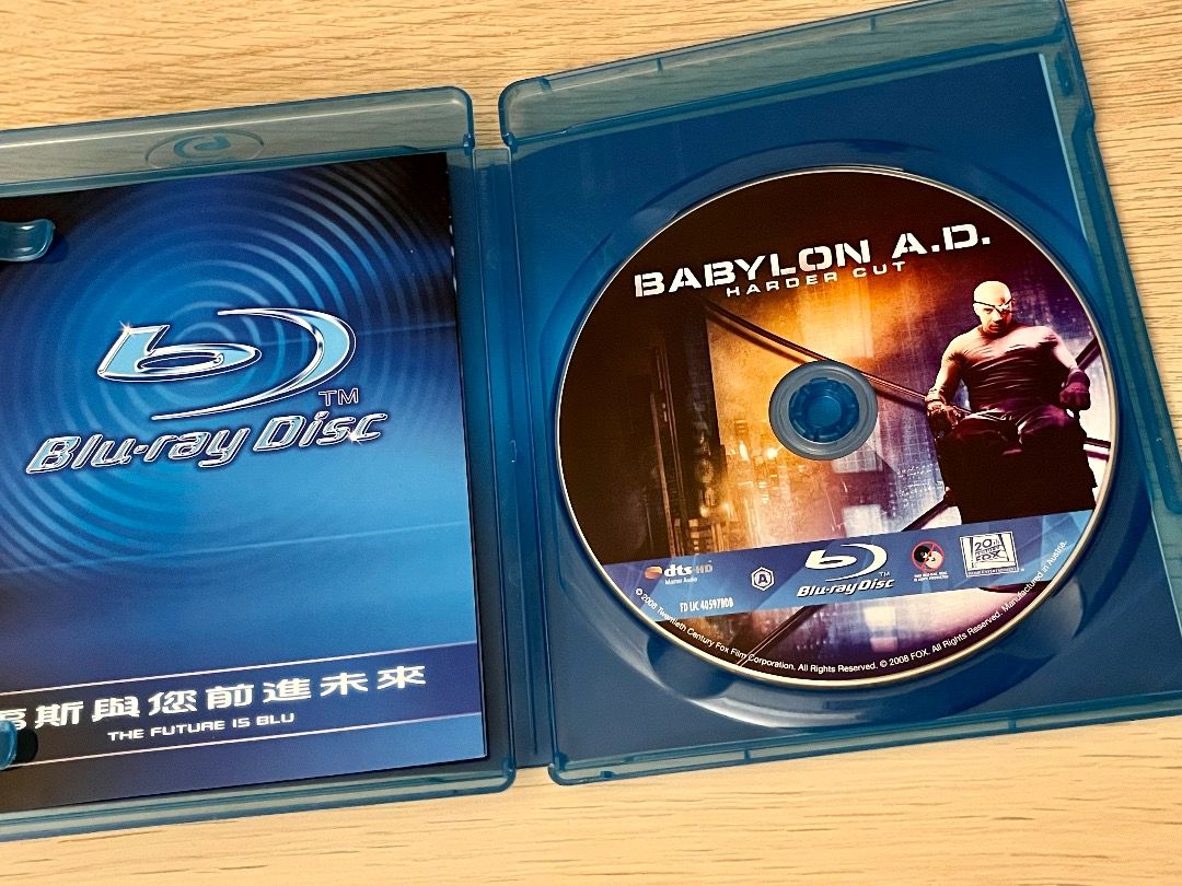 巴比倫密碼 Babylon A.D. Blu-ray Disc / 藍光碟 台灣正版, 書籍、休閒與玩具, 樂器、音樂相關, CD、DVD在旋轉拍賣