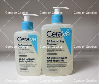 現貨🔥 236ml 、473ml 2️⃣size官方正貨✅ CeraVe 水楊酸煥膚淨嫩潔膚露 SA Smoothing Cleanser ✨洗面潔面🩷特別適合出油暗粒暗瘡痘痘皮膚,全面全身背脊粒粒可用64236506139777110