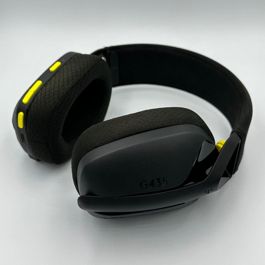 Logitech G435 Wireless Headset (Black and Neon Yellow)