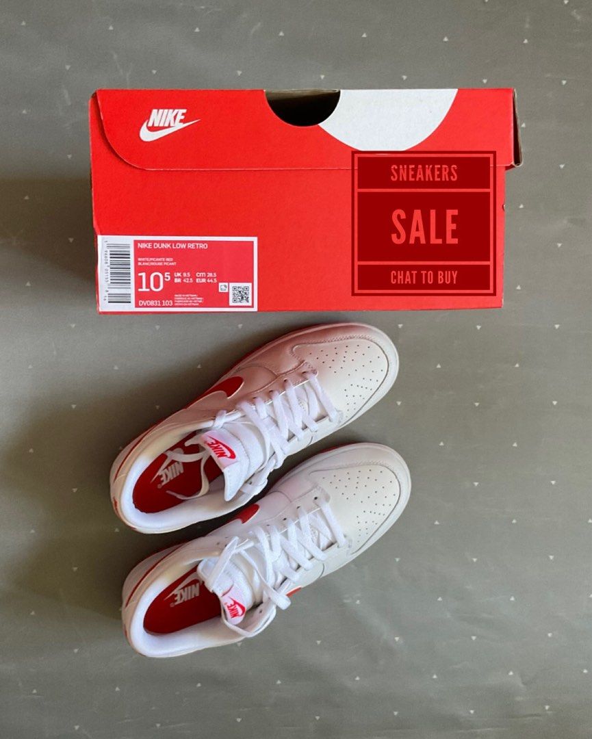 Red nikes discount for sale
