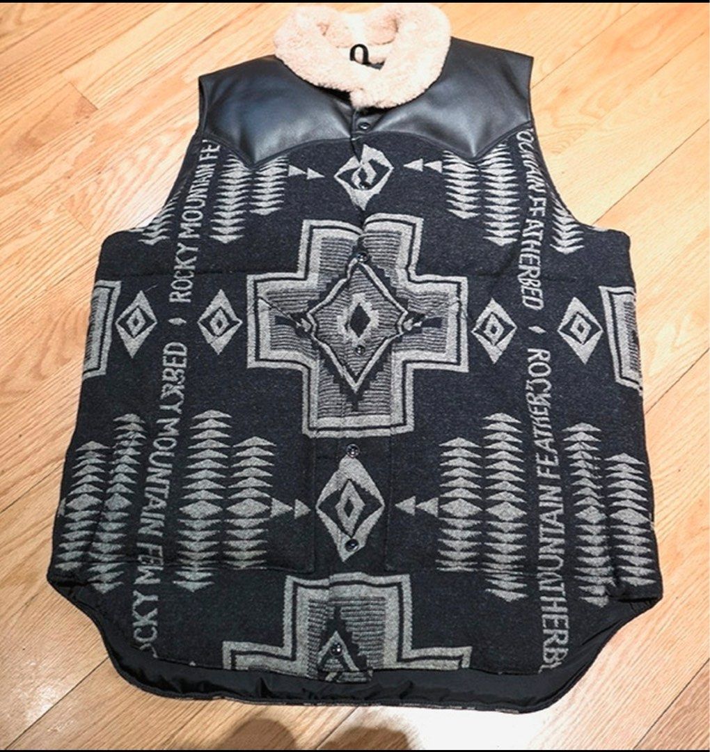 Rocky Mountain Feathrbed × PENDOLTON 日本Rocky mountain Featherbed x Pendleton down jacket Vest 男裝