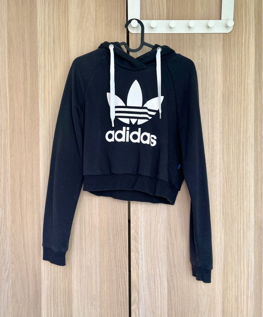 Adidas cropped jumper on sale