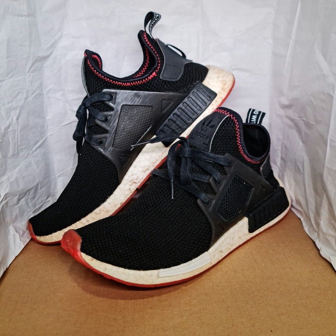 Adidas NMD XR1 Core Black Solar Red Men s Fashion Footwear