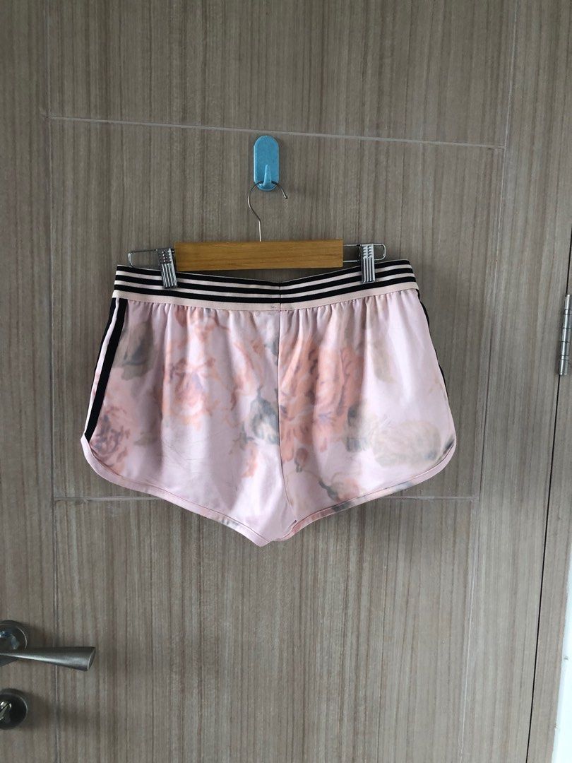 Adidas pastel clearance rose running shorts