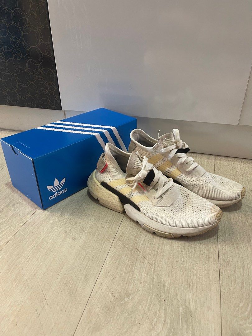 Adidas POD S3.1 Performance SHOES with Boost White Sneakers Sports Shoe Running Hiking Exercise Shoes
