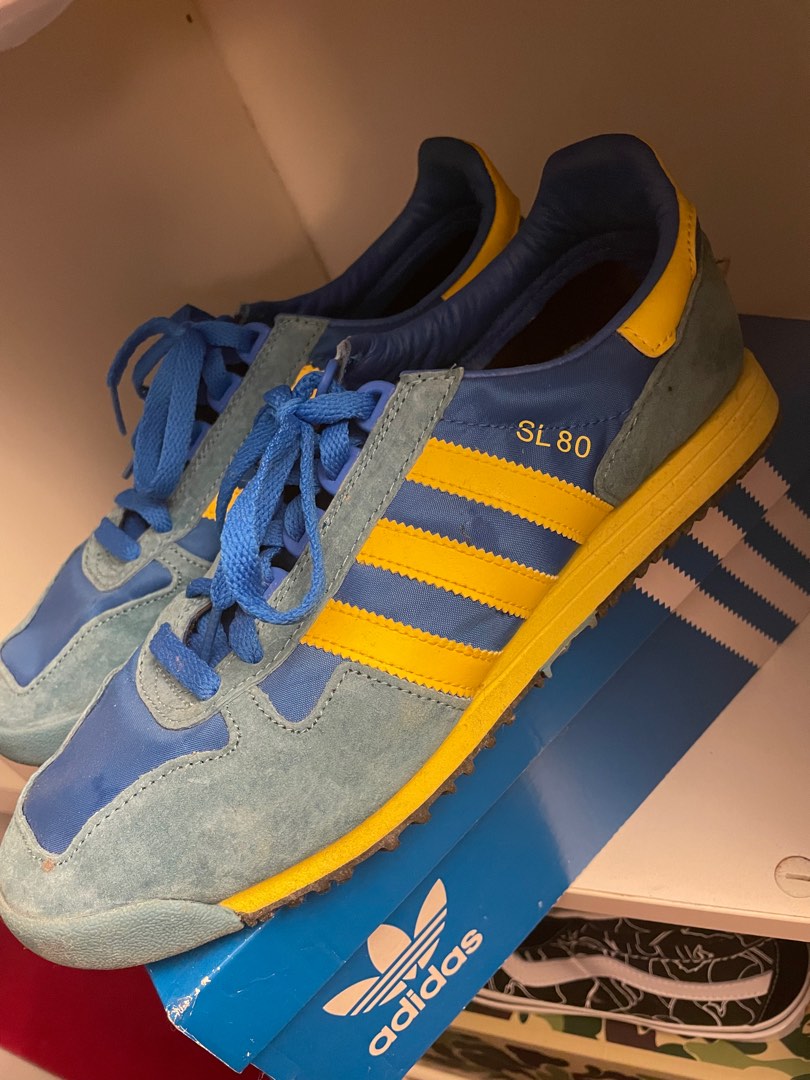 Adidas sl80 deals blue yellow
