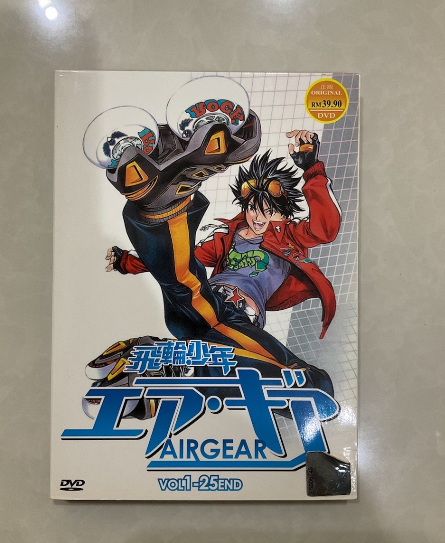 Air Gear anime original DVD, Hobbies & Toys, Music & Media, CDs & DVDs on  Carousell