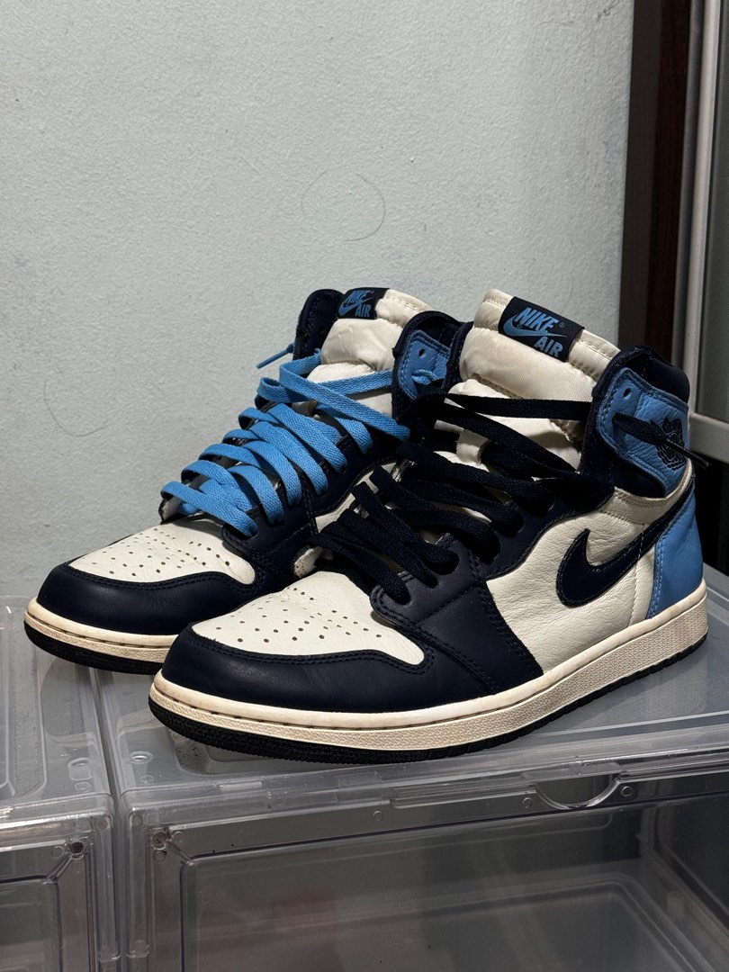 Jordan 1 obsidian unc on deals feet