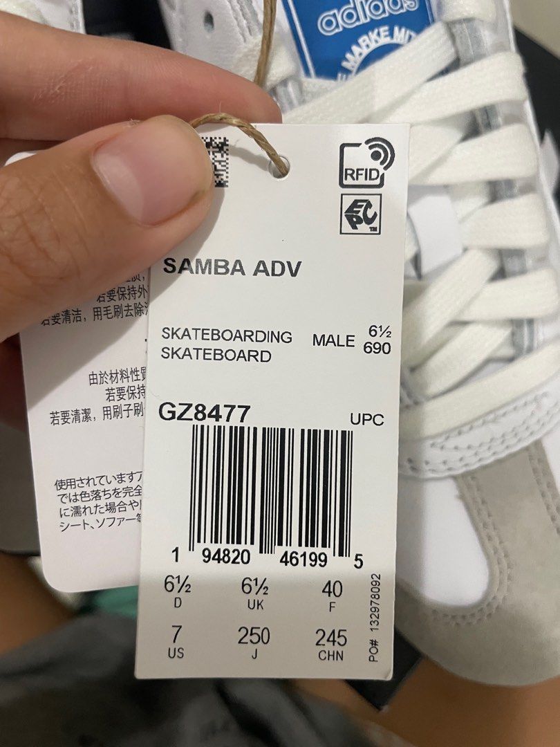 Authentic And Brand New Adidas Samba (Category: Sneakers) located in Manila. Submitted by trendandstyleph (Listing ID 1282727978, Image 2). Description: Authentic adidas samba for sale Bought it from US pa Moneyback if proven fake Size 7 sa Mens and 8 sa Womens RFS: Was given as a gift to me pero malaki :( .