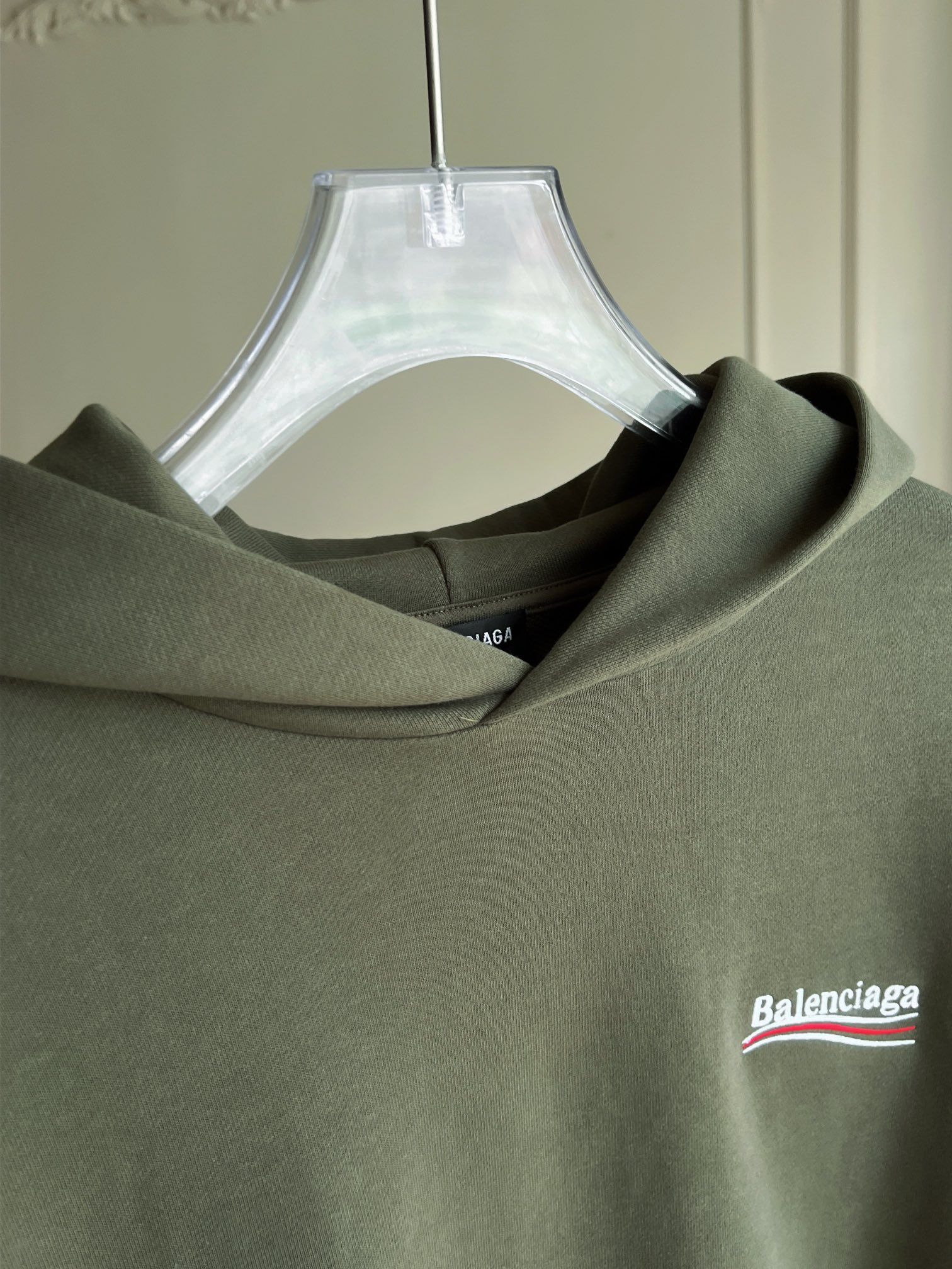 Balenciaga sweatshirt olive sales