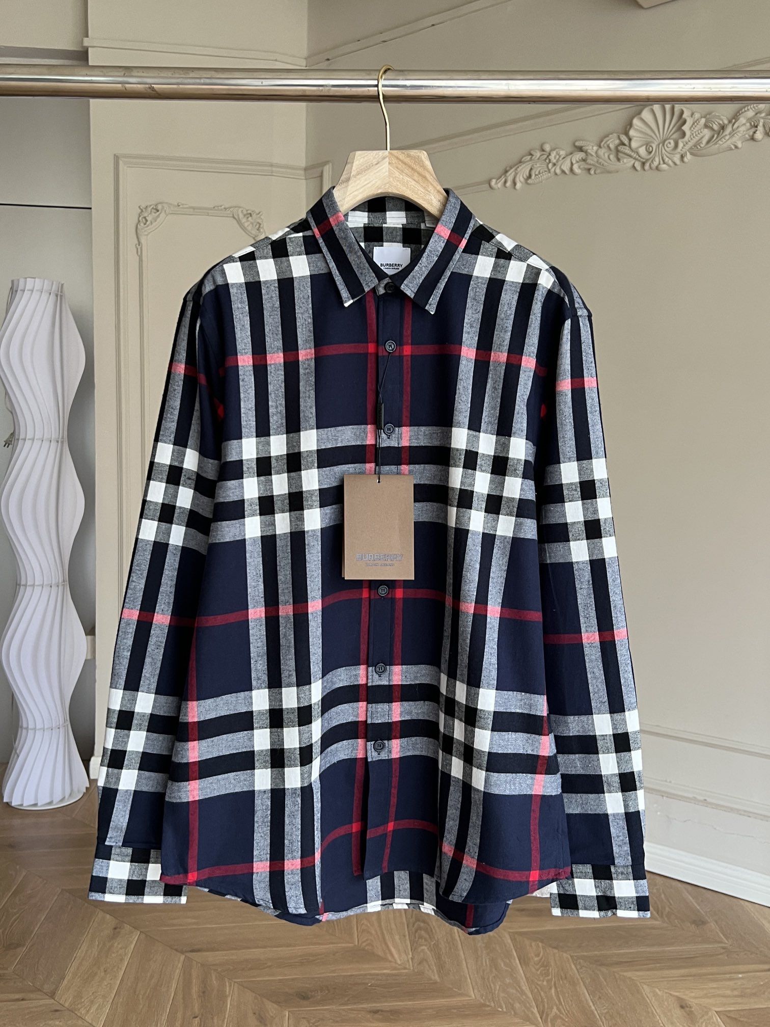 Burberry flannel shirt clearance