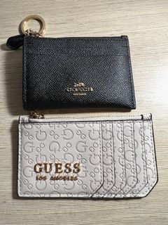 Authentic COACH and GUESS card holders