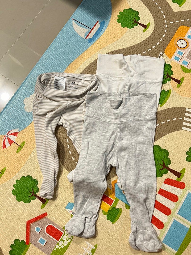 Baby footed leggings H M Babies Kids Babies Kids Fashion