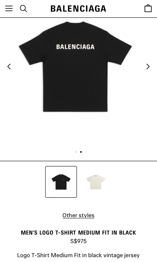 Balenciaga Tee Men s Fashion Tops Sets Tshirts Polo Shirts