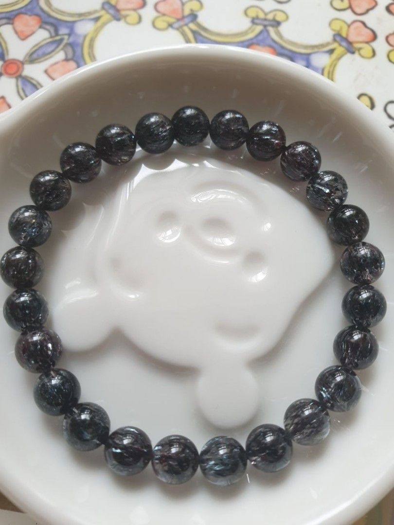 Unique) Super seven black currant bracelet crystal 黑梅超七