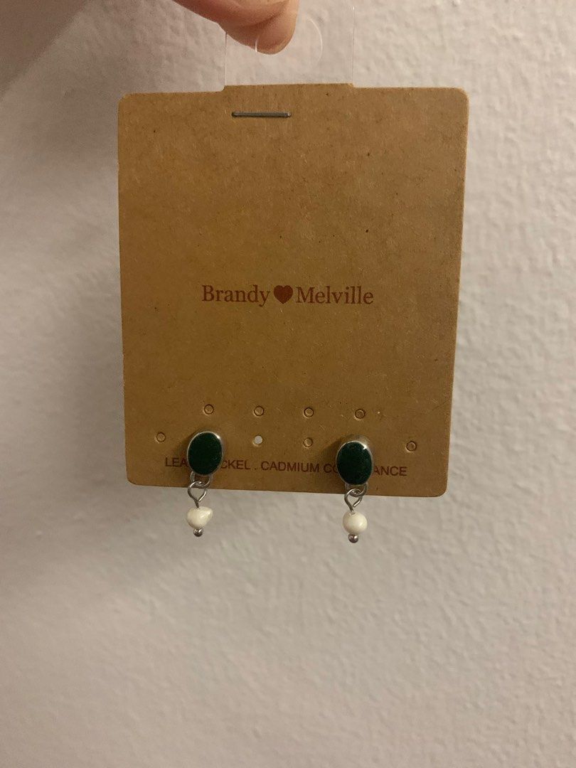 Pearl Heart Earrings – Brandy Melville