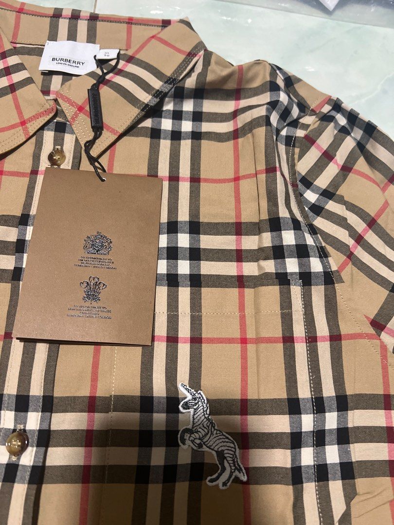 Burberry hotsell shirt xl