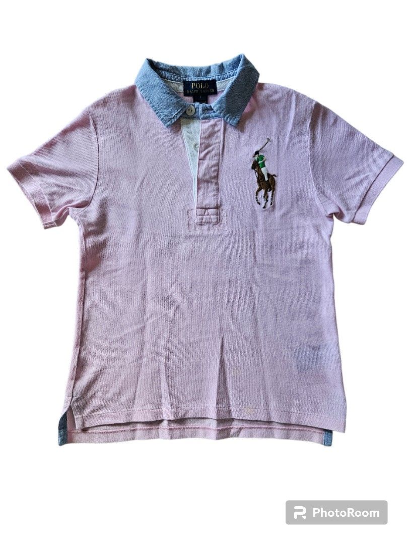 Boys polo shirt (Category: Babies & Kids Fashion) located in Bacoor. Submitted by cloudcerine (Listing ID 1282631859, Image 2). Description: Authentic Polo RL for 6-7 yo. Preloved shirts of my son. 😊.