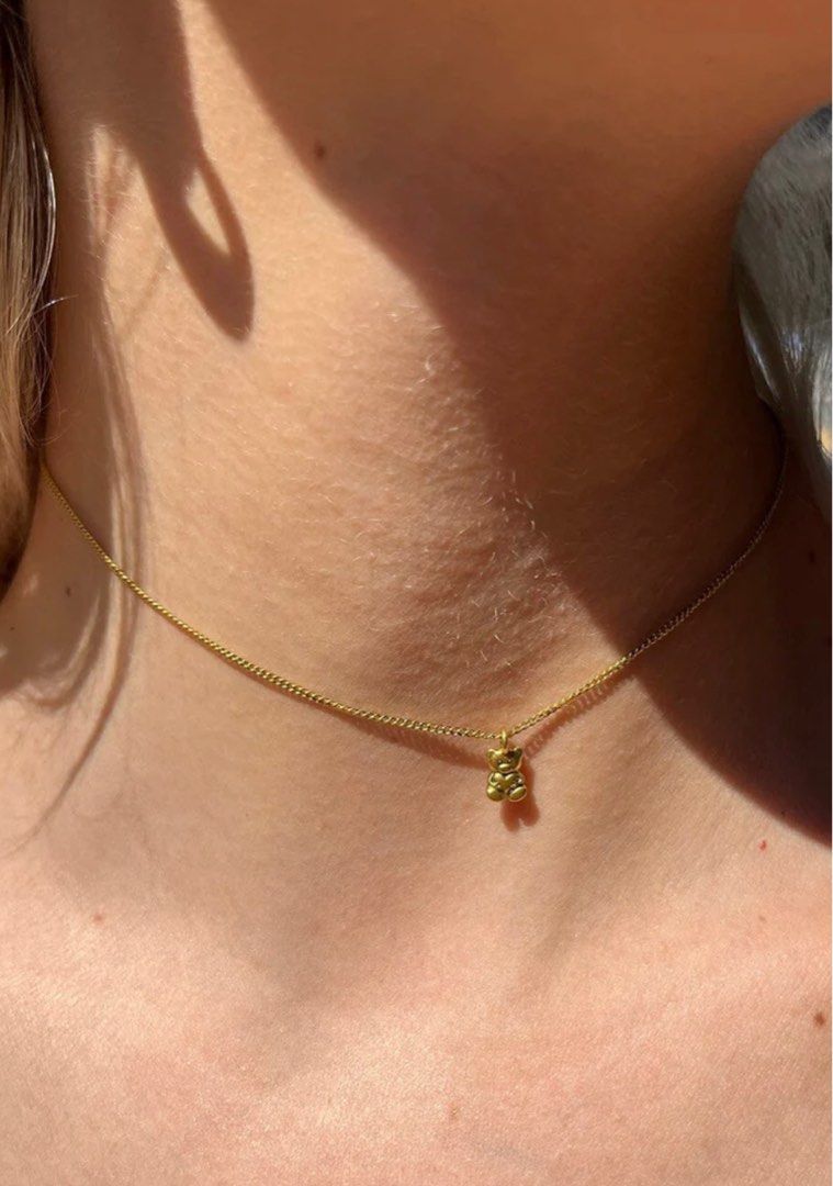 Brandy Melville Teddy Bear Choker Women s Fashion Jewelry