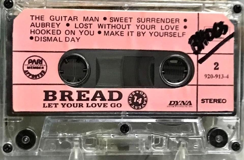 BREAD LET YOUR LOVE GO CASSETTE TAPE, Hobbies & Toys, Music & Media