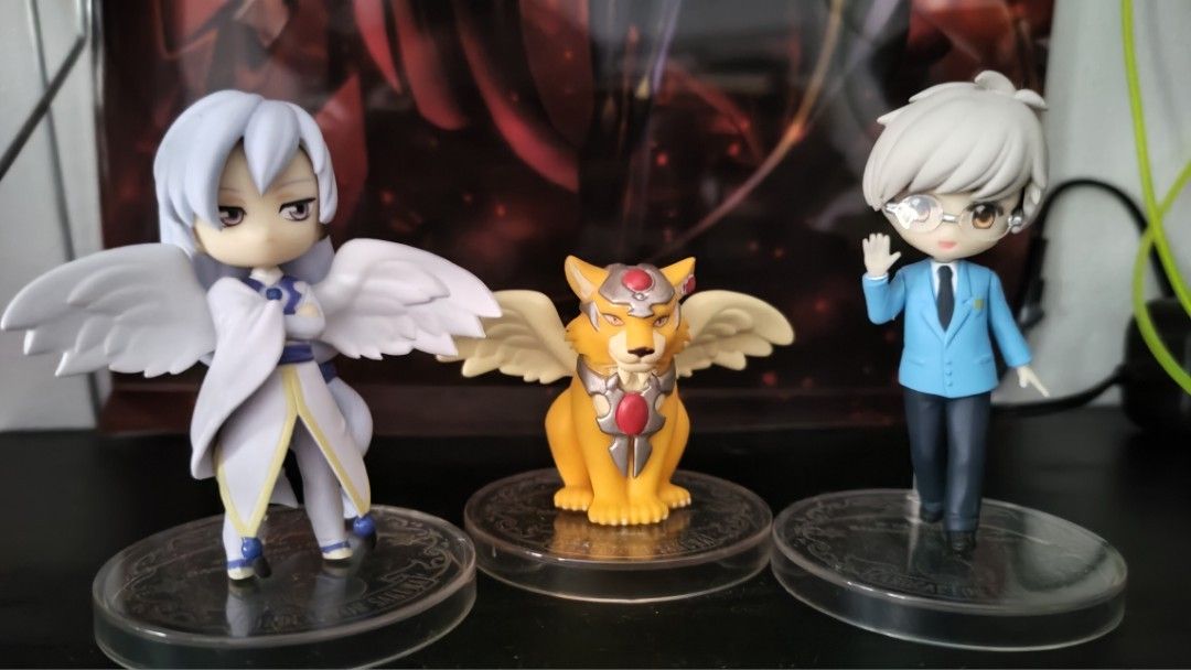 Card Captor Sakura Figures (Category: Designer & Blind Box Toys) located in Makati City. Submitted by yue_tsukishiro (Listing ID 1270708998, Image 2). Description: Cardcaptor Sakura Figure 6 Hugcot set - 1,800 3 Mini figs set - 4,500.
