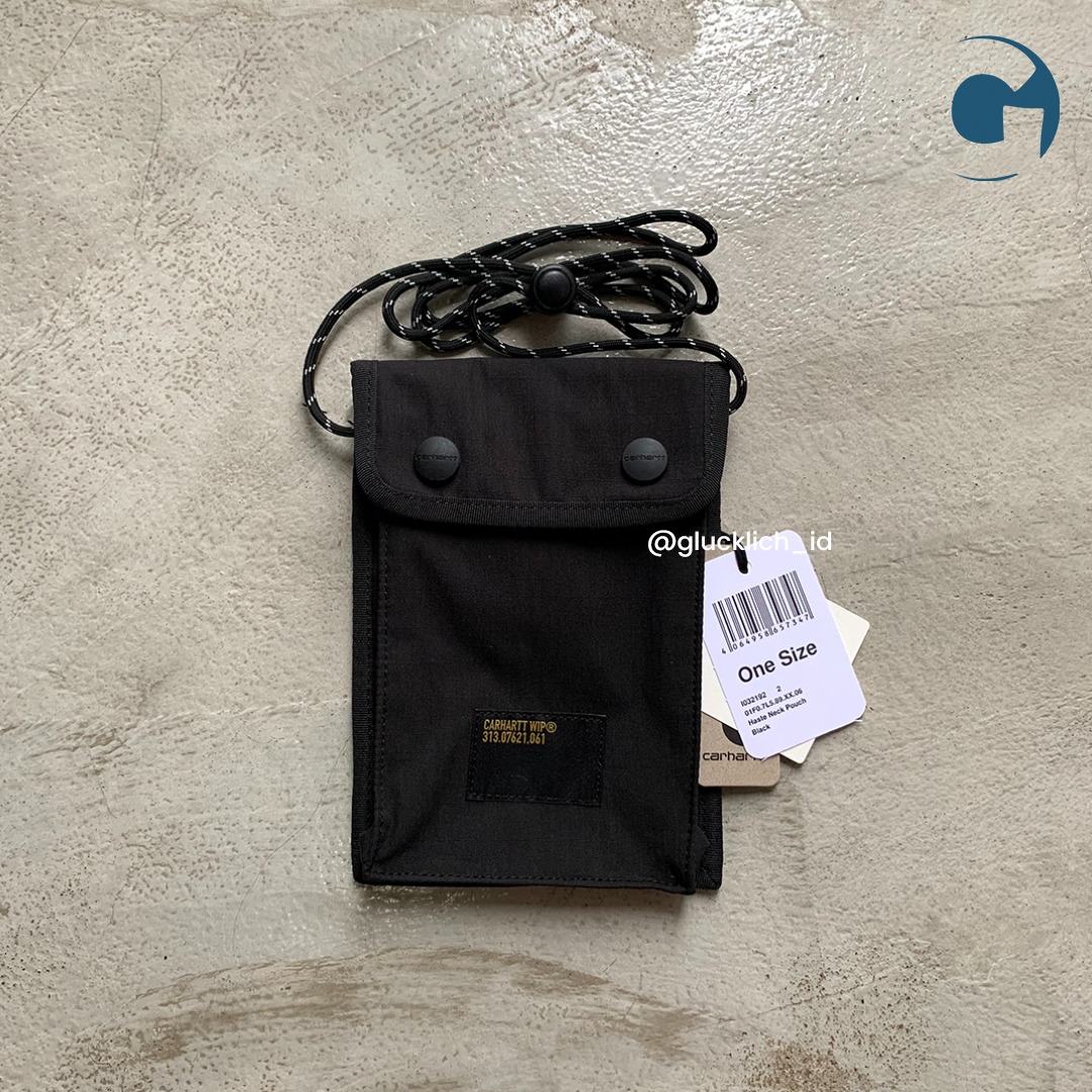 ★2024FW新作★CARHARTT★HASTE NECK POUCH Carhartt WIP Haste Neck Pouch Black – Brick + Mortar