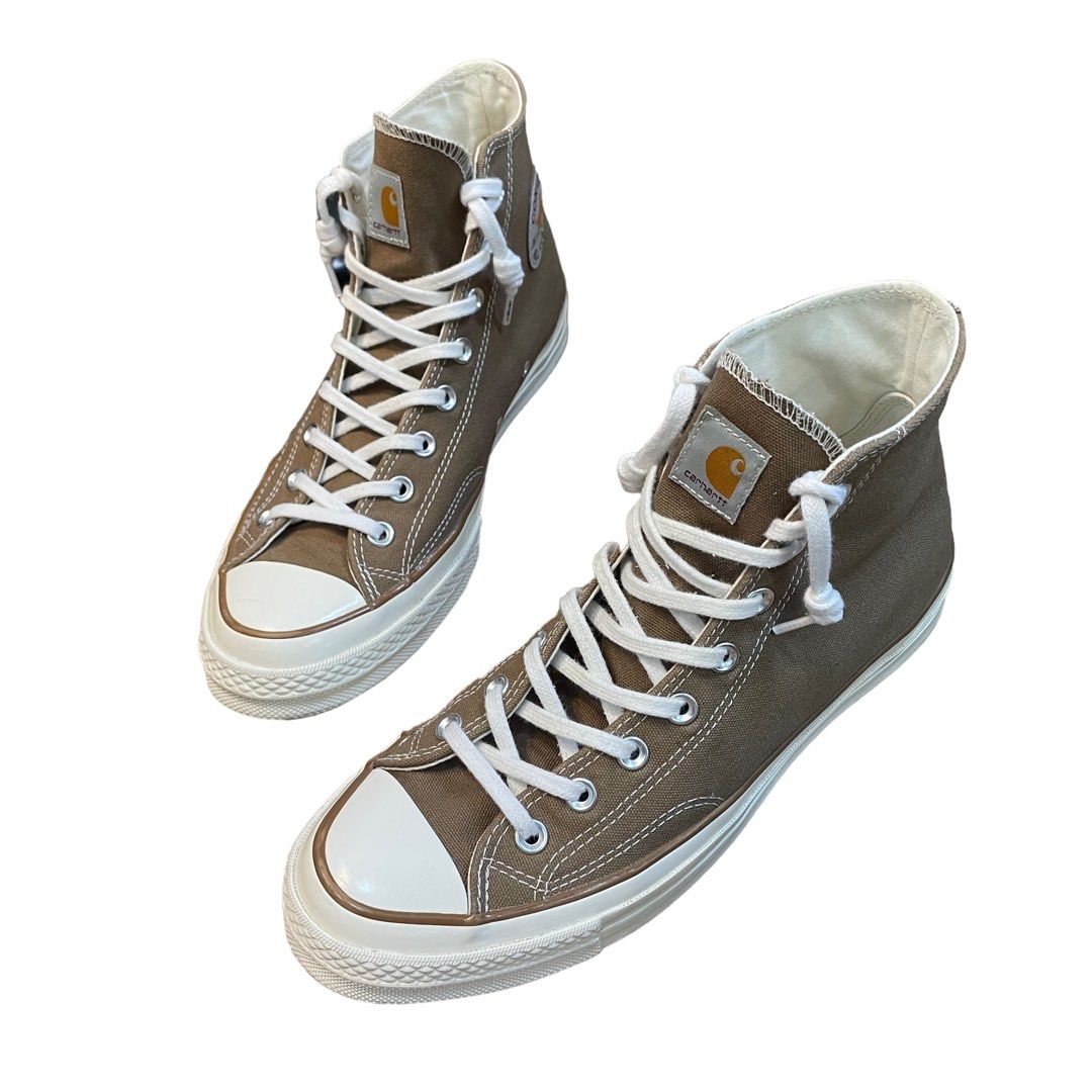 Carhartt WIP x Converse Chuck 70 high in hamilton brown Men s Fashion Footwear Sneakers on Carousell