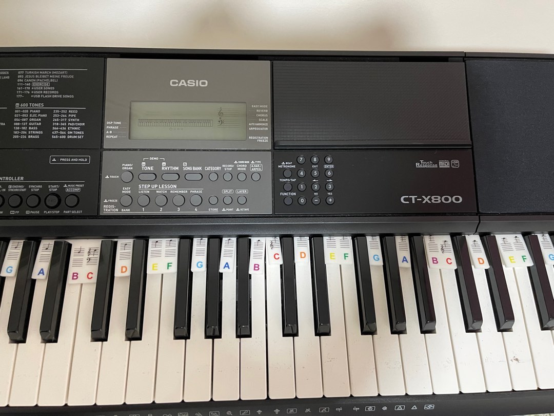 Keyboard casio ctx discount 800