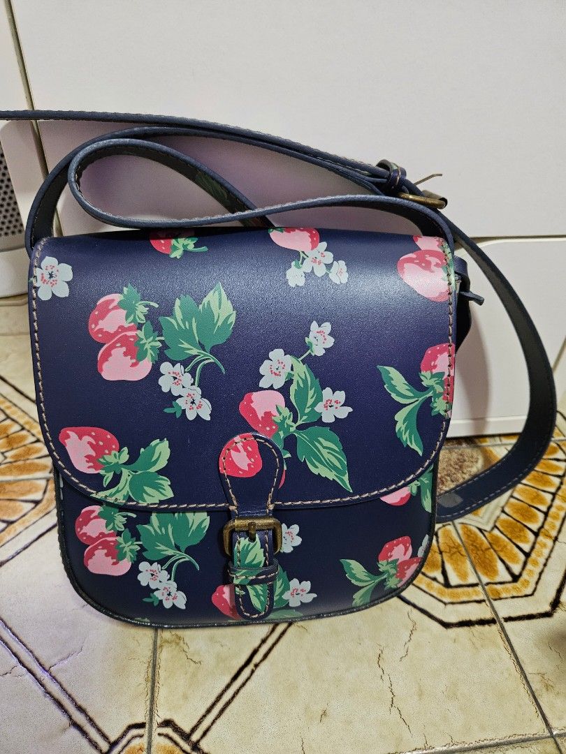 Cath kidston leather new arrivals bag