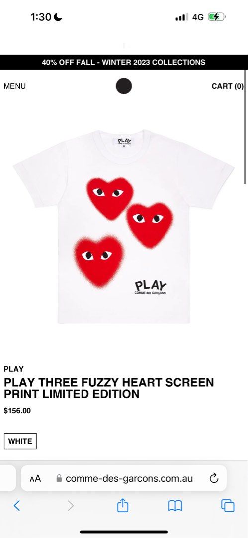 Comme des gar?ons play t shirt 2019 top