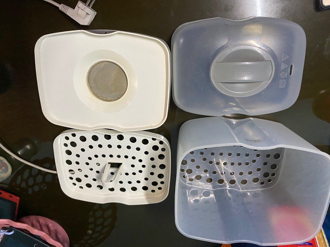 Chicco bottle sterilizer (Category: Other Kitchen Appliances) located in Binan City. Submitted by casseyshoppe (Listing ID 1282638312, Image 3). Description: Im selling original chicco bottle sterilizer Bought 2999.75 at sm sta. Rosa Payment first thru gcash Shipping via j&t or lalamove at buyer’s expense or pick up mo sa bahay ko biñan laguna area Dont make an offer if you are not sure of buying it. .