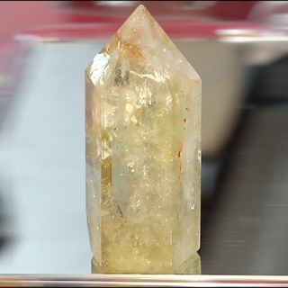 CITRINE QUARTZ TOWER POINT FROM BRAZIL NATURAL STONE CRYSTAL