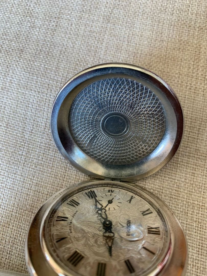 Classic Russia Made Molnija Hunter Pocket Watch Men s Fashion
