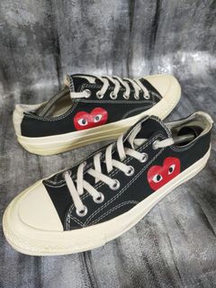 Black Converse x CDG fake Women s Fashion Footwear Sneakers