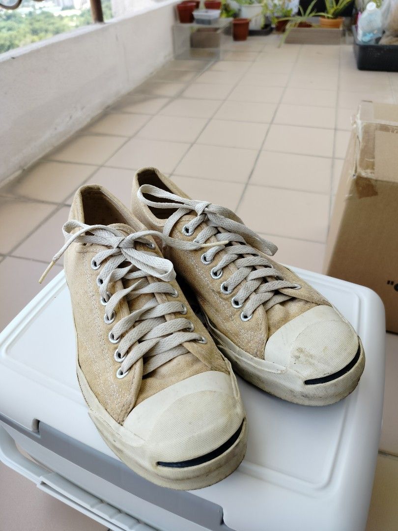 Converse jack purcell vintage top sneakers
