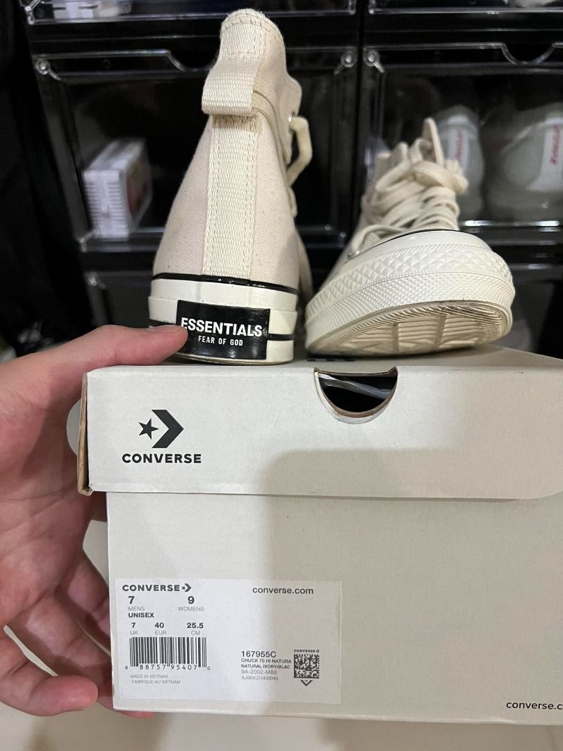 Converse x fear outlet of god price