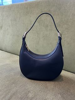 COS crescent hobo leather bag